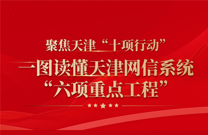 一图读懂 | 天津网信系统“六项重点工程”